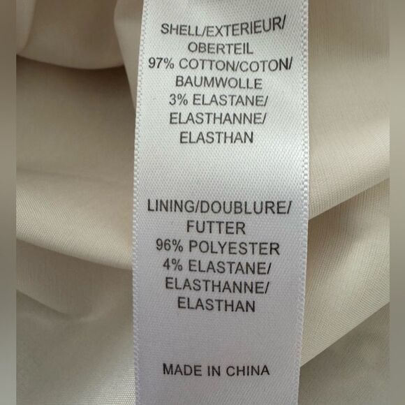 Adrianna Papell Black and Cream Cotton Dress - Picture 4 of 4